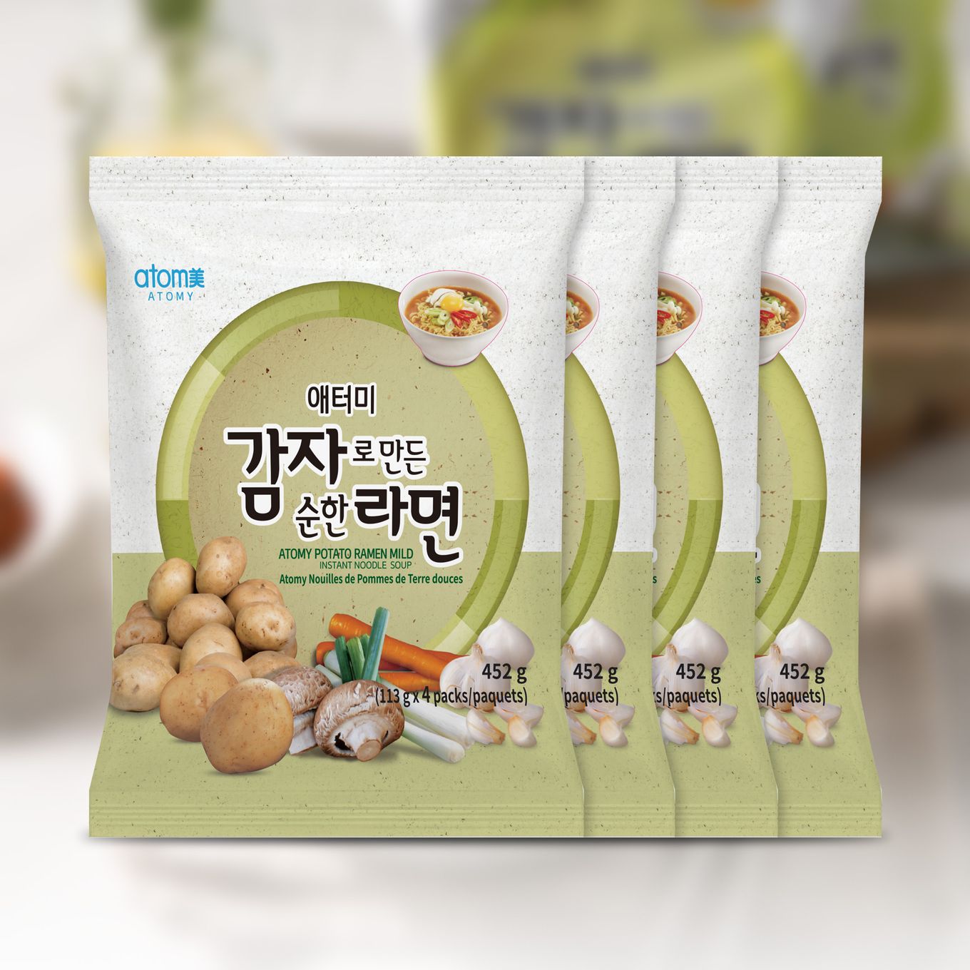 Potato Ramen Mild (4 packs)